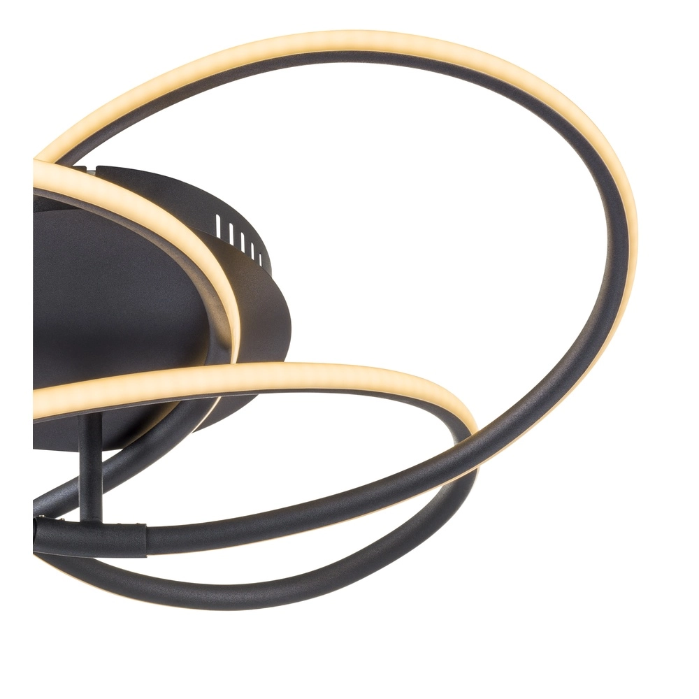Design-Deckenlampe Panda schwarz Ø 60cm Globo 9007371400430