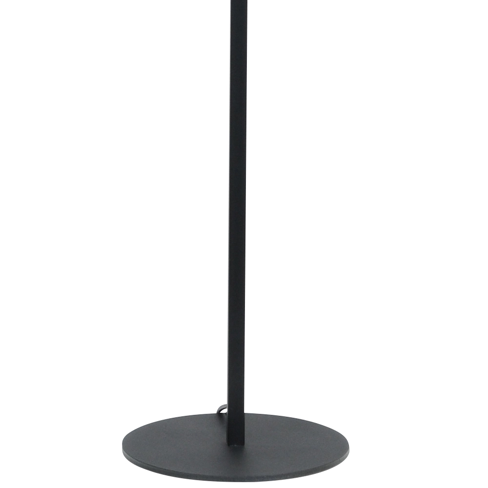 Schwarze Stehlampe Venus 150 cm mit Blumenlampenschirm Masterlight 8718121206400