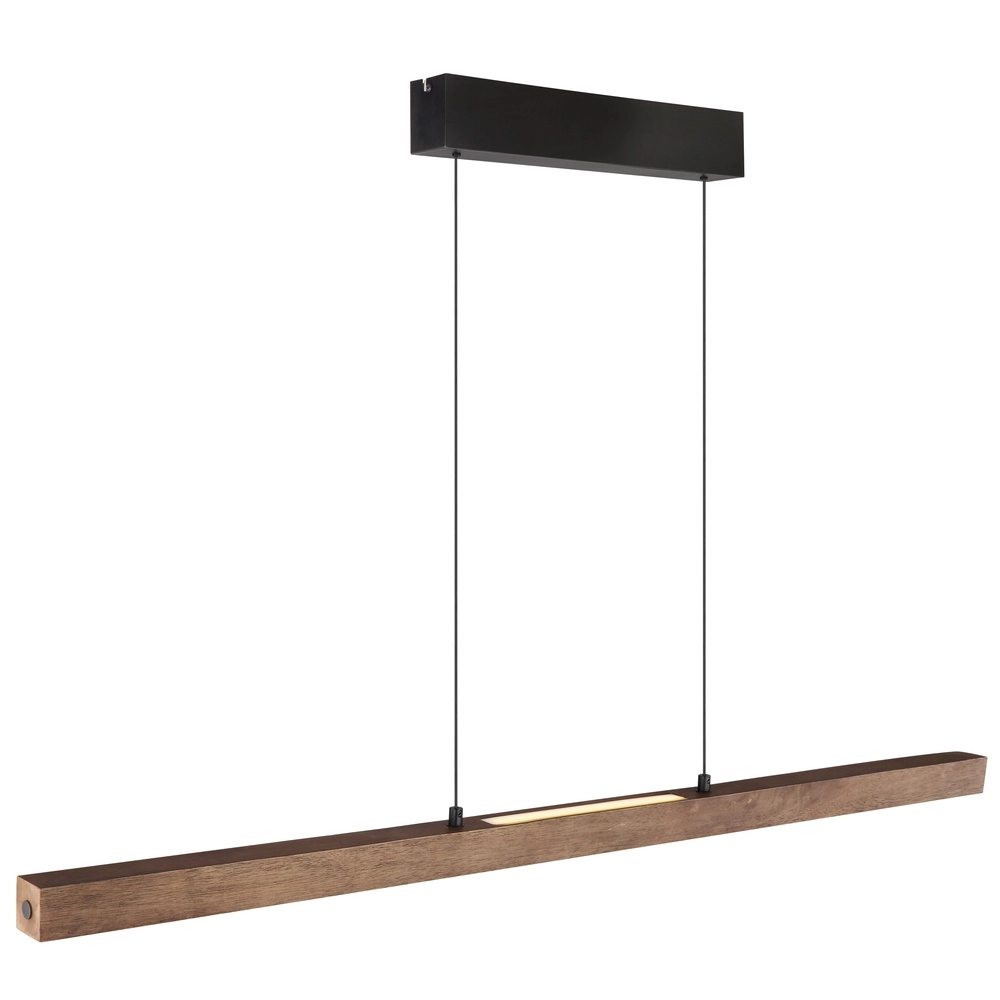 Elegante Pendellampe Olivus Holz 115 cm Globo 9007371455683