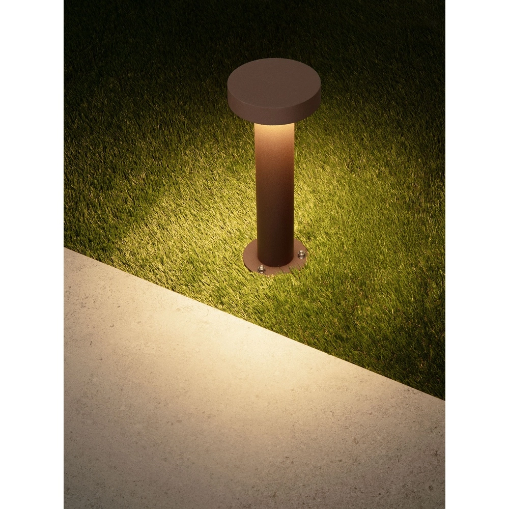 Designing-Gartenlampe Gong rostbraun 30cm - 3000K