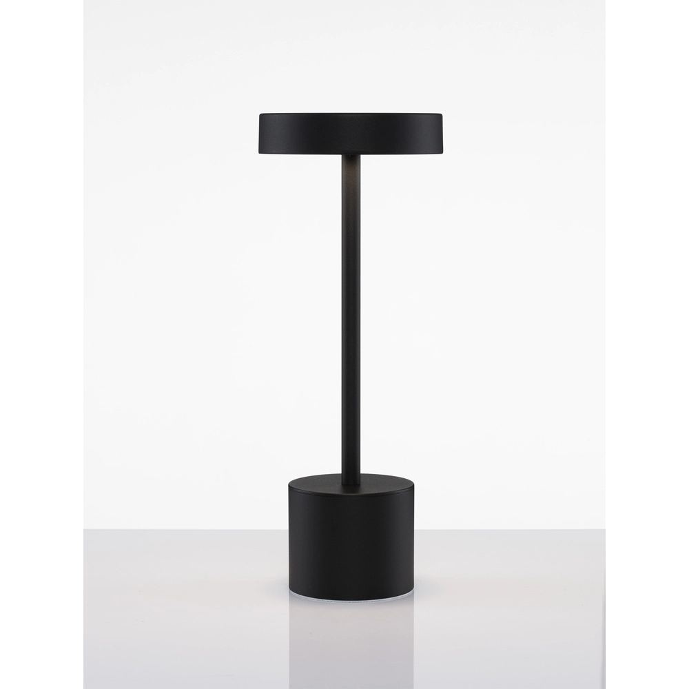 Design-Tischleuchte Fumo Wiederaufladbar Schwarz Lyora 5212017434753