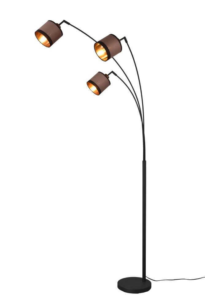 Stehlampe Davos taupe 3-flammig Trio 4017807574364