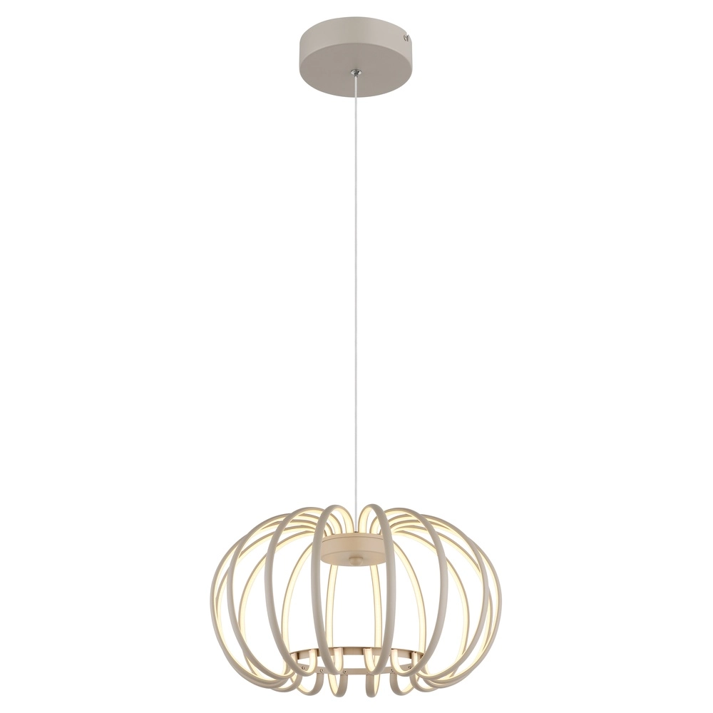 Pendelleuchte Ribbon sandbraun Globo 9007371578306