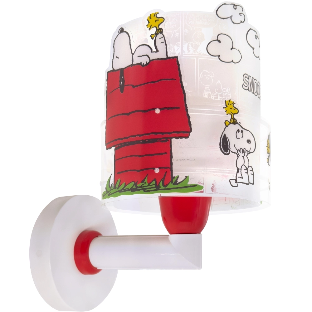 Wandleuchte Snoopy weiß mit rot Dalber 8420406763095