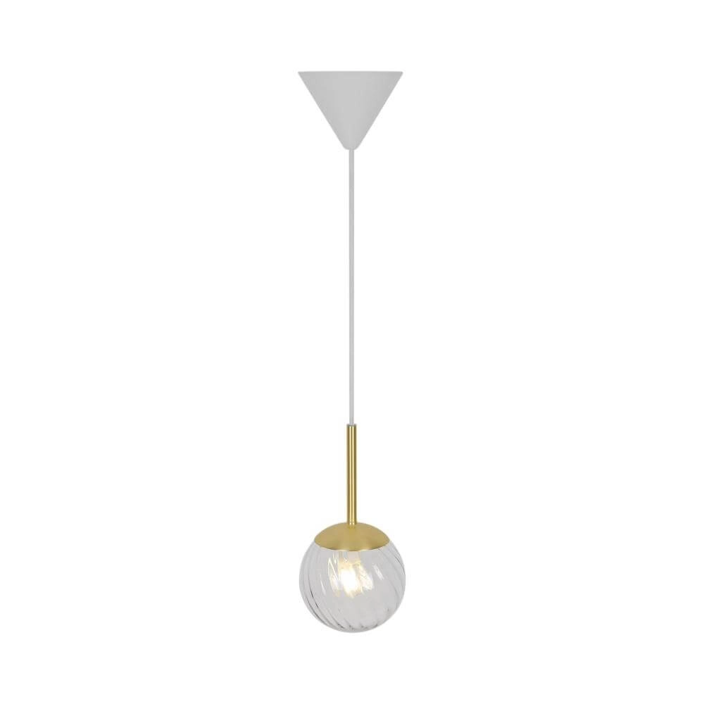 Pendelleuchte aus Glas Chisell Messing Ø 15cm Nordlux 5704924015649