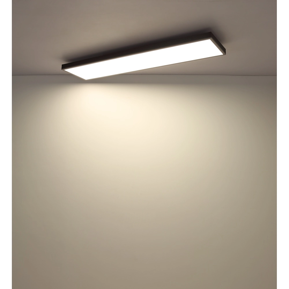 Design-Deckenlampe Doro 120 cm silbergrau Globo 9007371531547