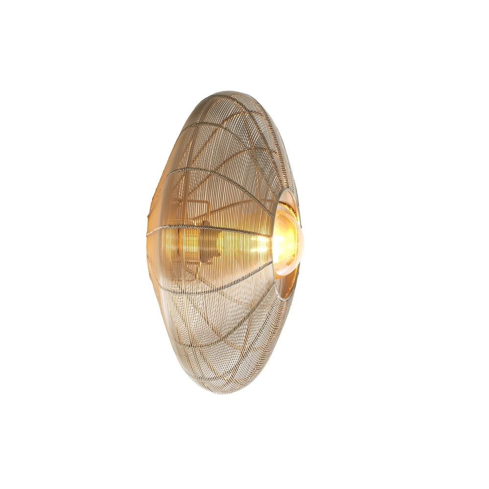 Metalldeckenlampe Bahoto Ø 40cm – helles Gold Light & Living 8717807706036