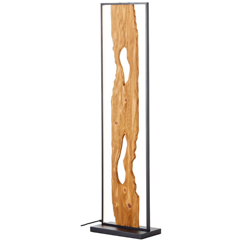 LED-Stehleuchte Chaumont mit Holz Brilliant 4004353411809