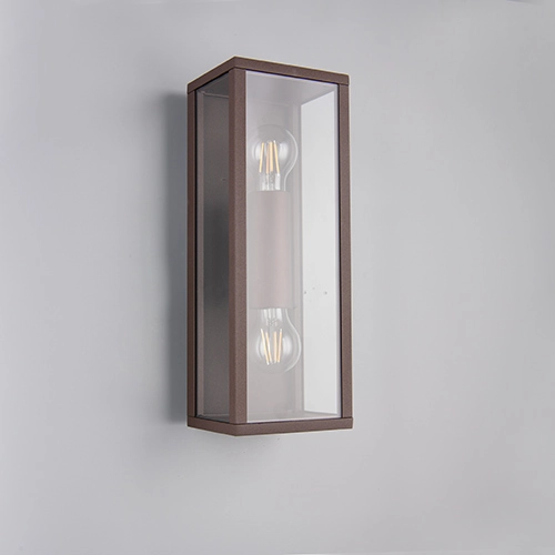 Moderne Wandlampe Garonne M rostbraun Trio 4017807687392