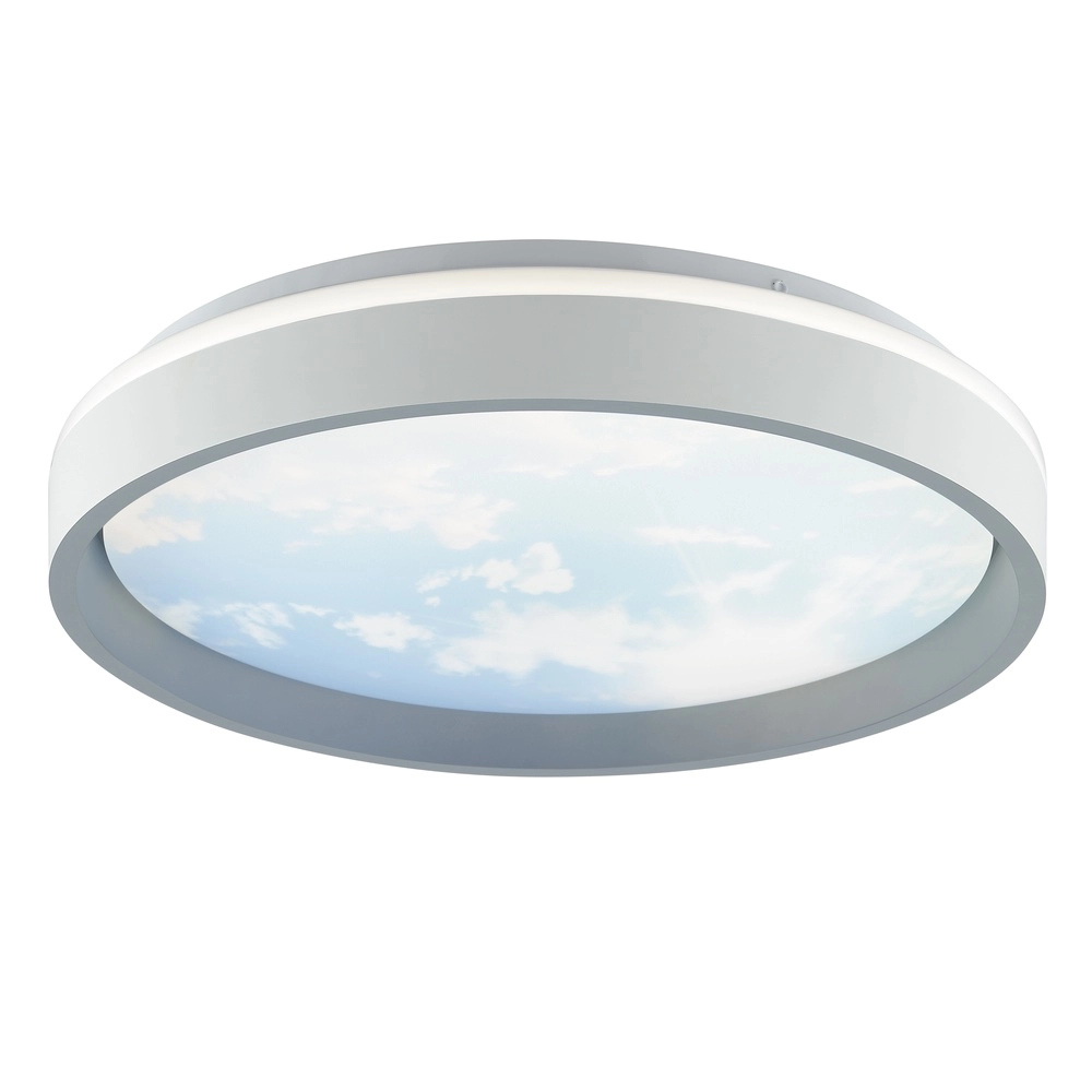 Deckenlicht Sky-Dream Weiß mit grauem Ø 39 cm Brilliant 4004353473982