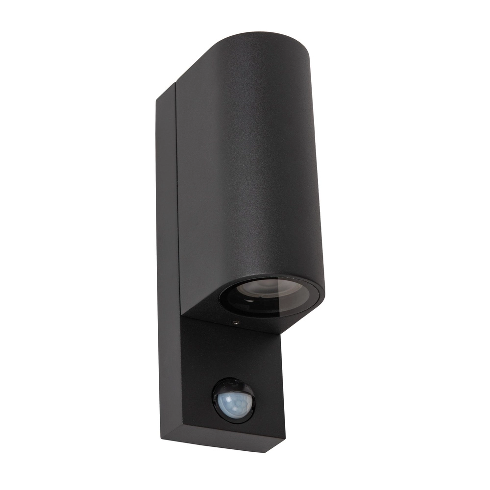 Wandscheinwerfer Zaro Up & Down Schwarz mit Sensor