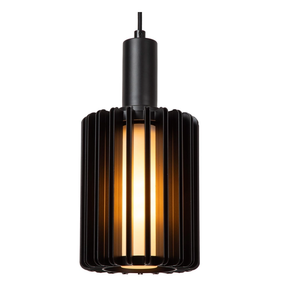 5-Licht Pendellampe Lambres Straight Black Lucide 5411212452962