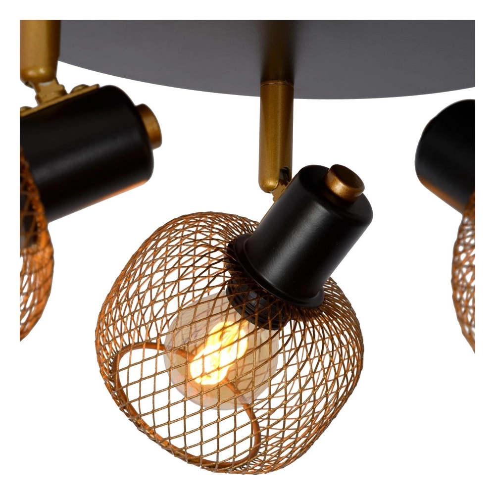 Deckenlicht Maren 3-Licht Gold Lucide 5411212771124