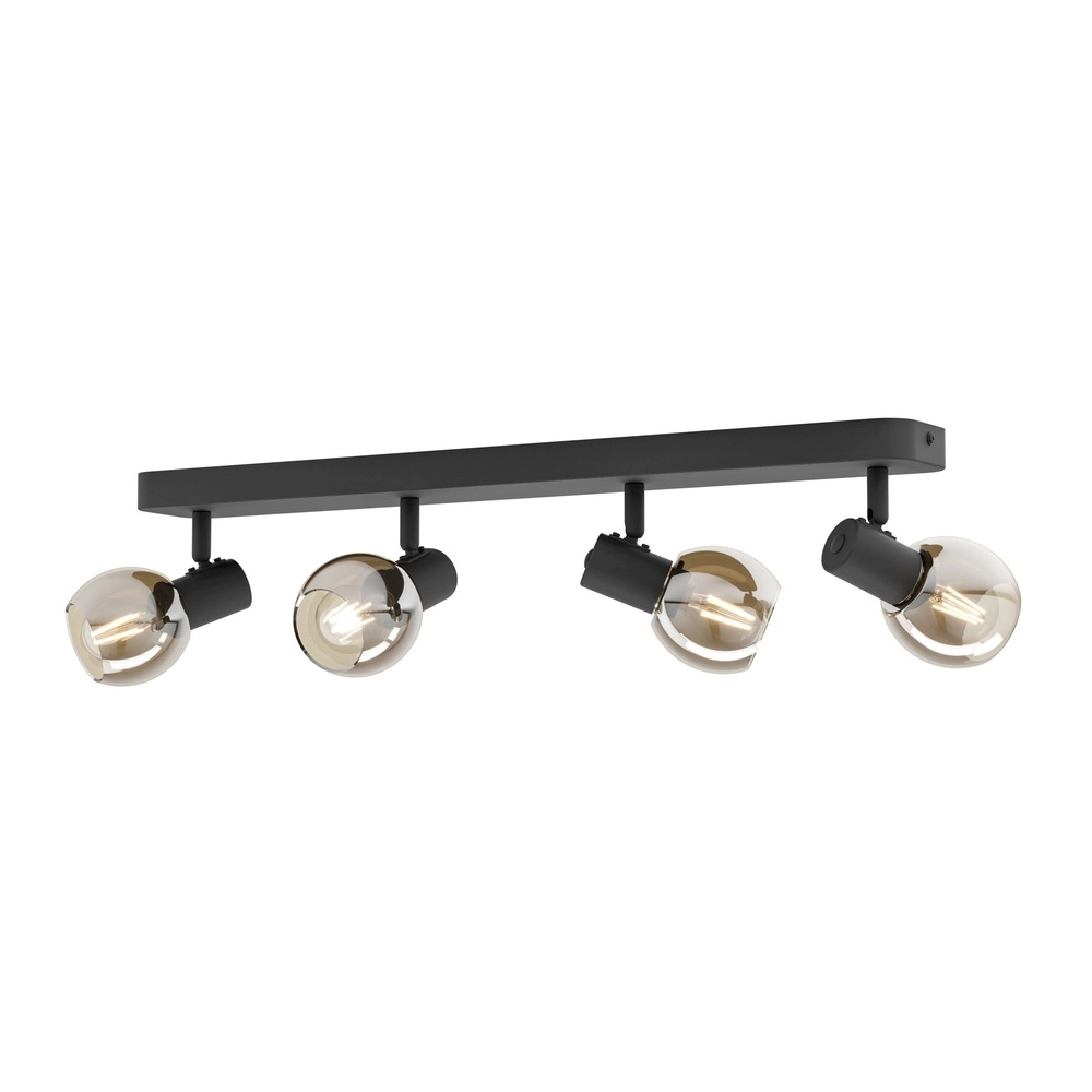 Deckenlampe Castellazo 4-Licht Schwarz