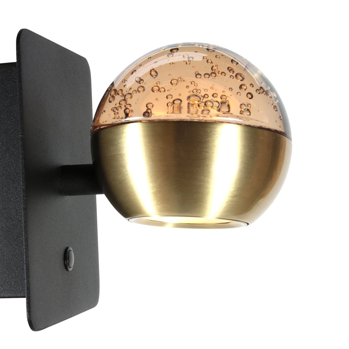 LED-Wandlampe Belluno Messing mit Glas – dimmbar Steinhauer 8712746183931