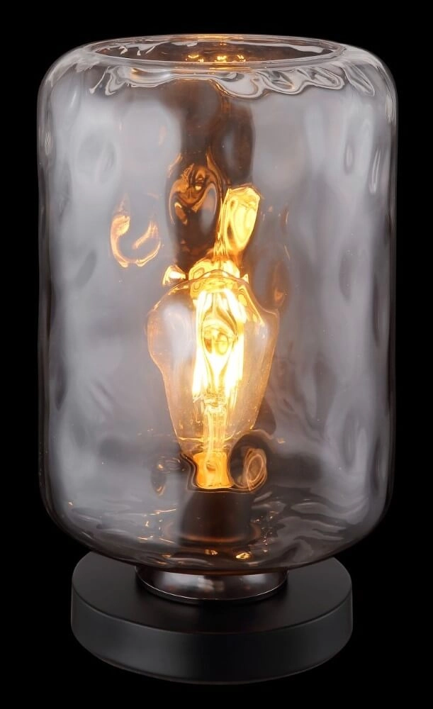 Designer-Tischlampe Darina Rauchglas Globo 9007371449521