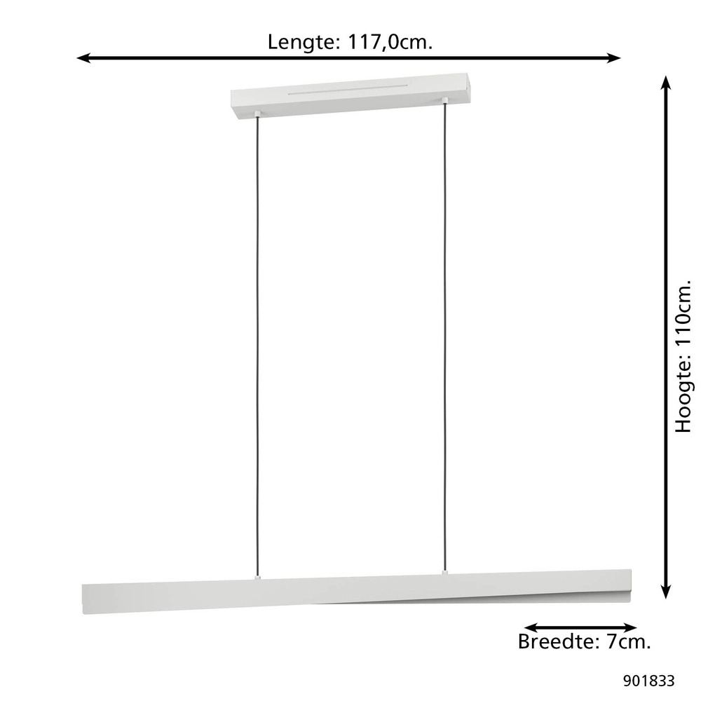 Intelligente Pendelleuchte Bolognano-Z Design Grau Eglo 9008606360154