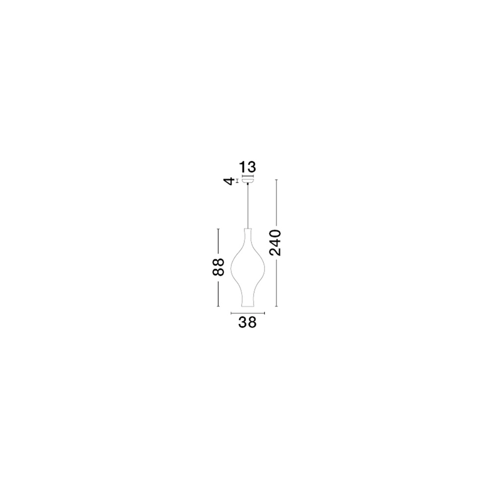 Weiße Pendelleuchte Seda Ø 38cm Lyora 5212017477873