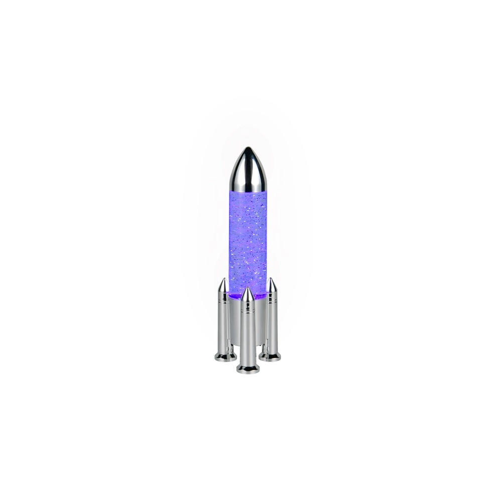 Tischlampe Apollo Raketen-Titan-Grau Trio 4017807681208
