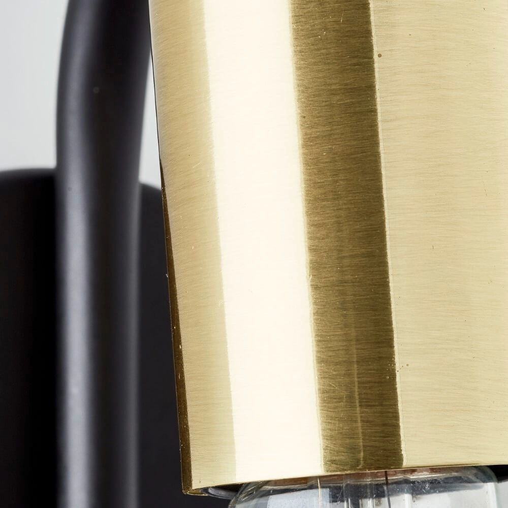 Wandlampe Kerry Schwarz Brilliant 4004353413100