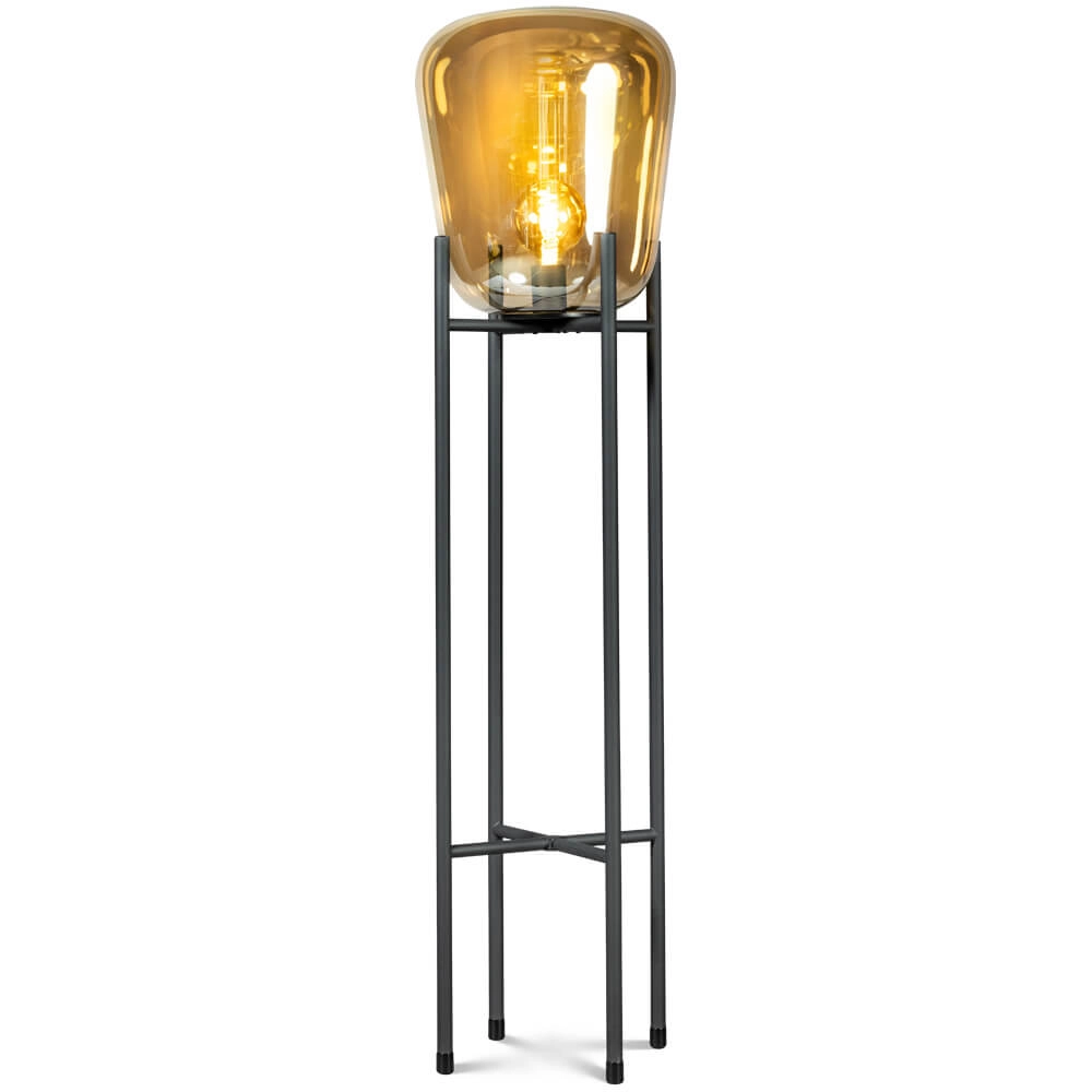 Stehlampe Benn Gold schwarz mit gold ETH 8720195303022