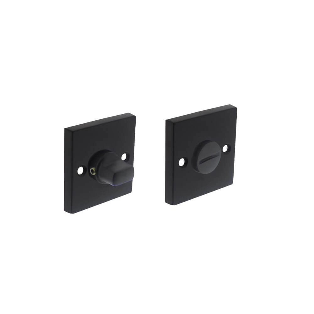 Verschluss der Toilette Tira Schraubenloch quadratisch schwarz Intersteel 8714186122976