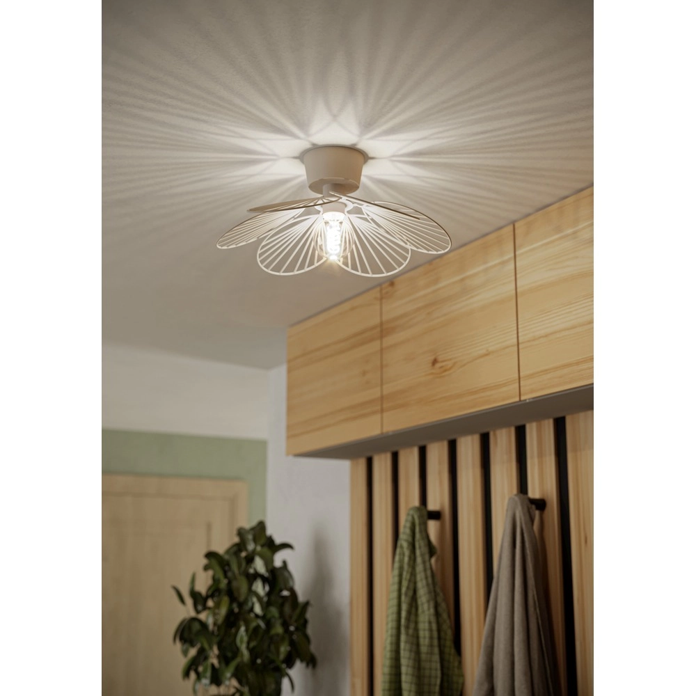 Deckenlampe Binacua sandbraun Ø 45 cm