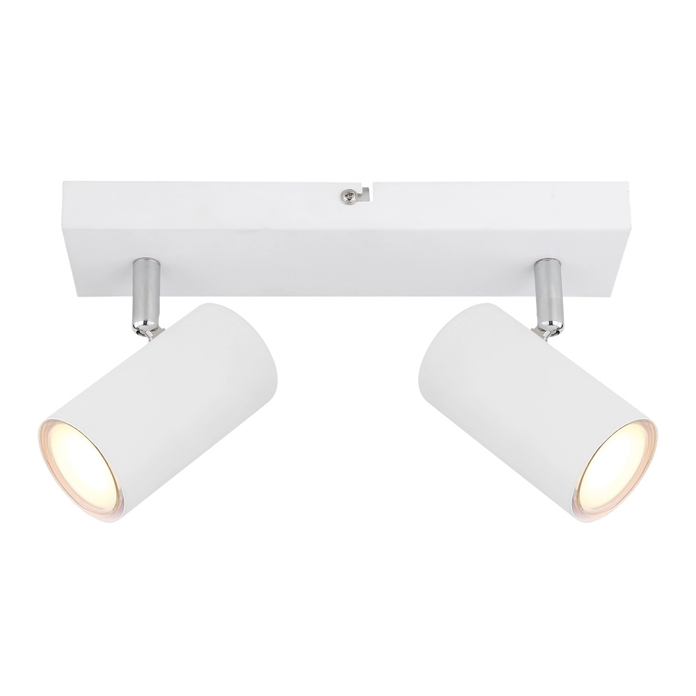 Deckenlampe 2-Leuchten Robby Weiß Globo 9007371433520