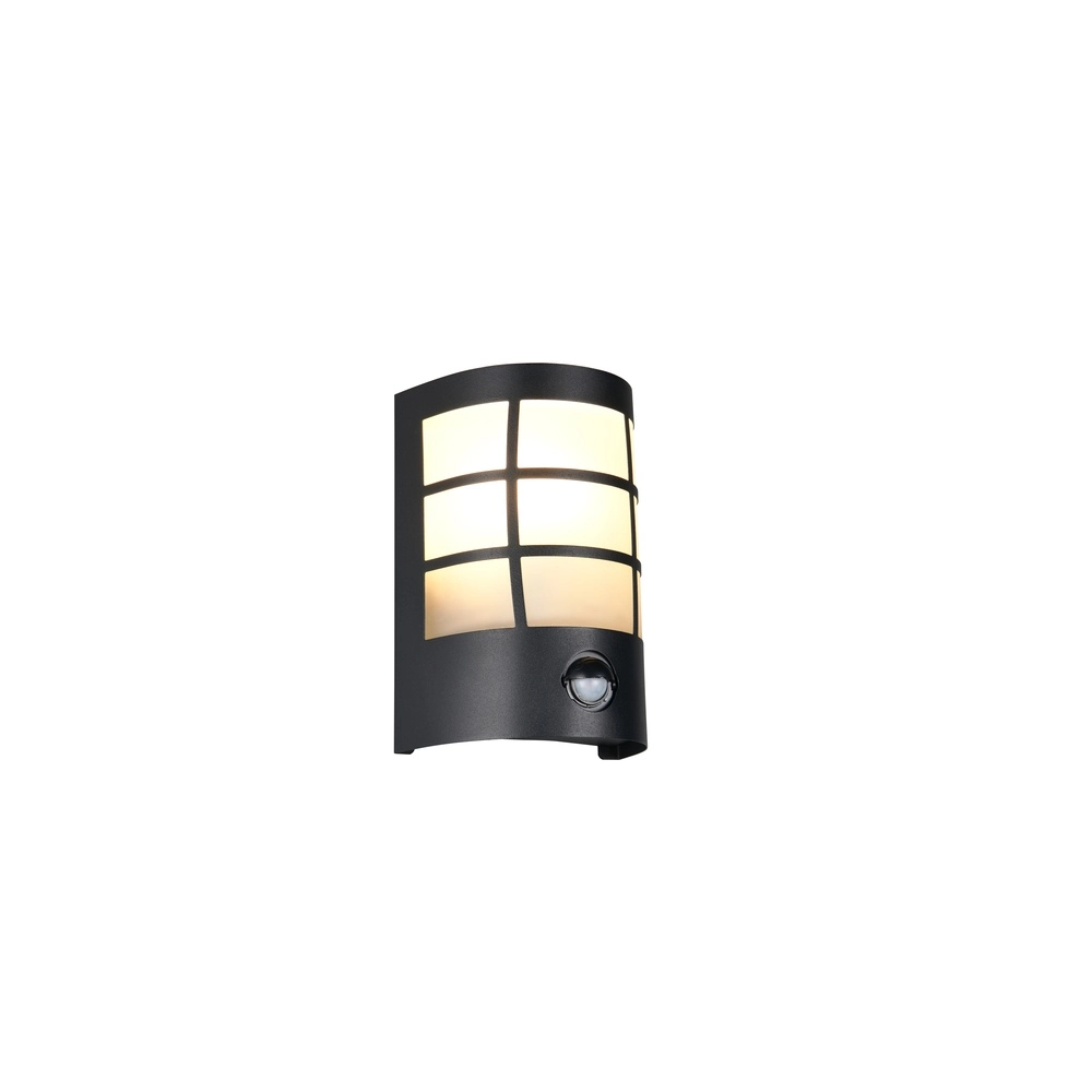Schwarze Wandleuchte Sintra mit Sensor Trio 4017807648256