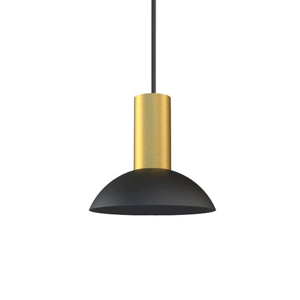 Hängelampe Hermanos schwarz mit gold