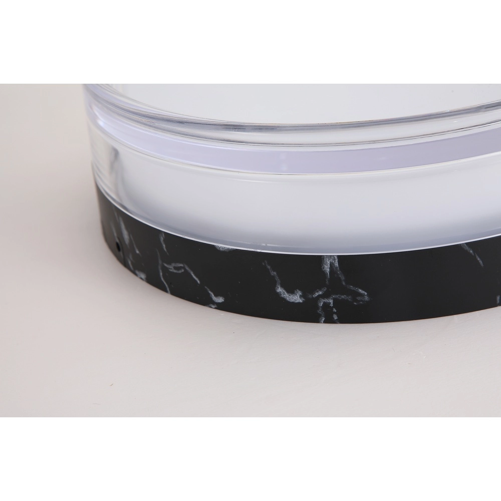 Deckenlampe Button Ø 23 cm schwarzer Marmor Searchlight 5,05342E+12