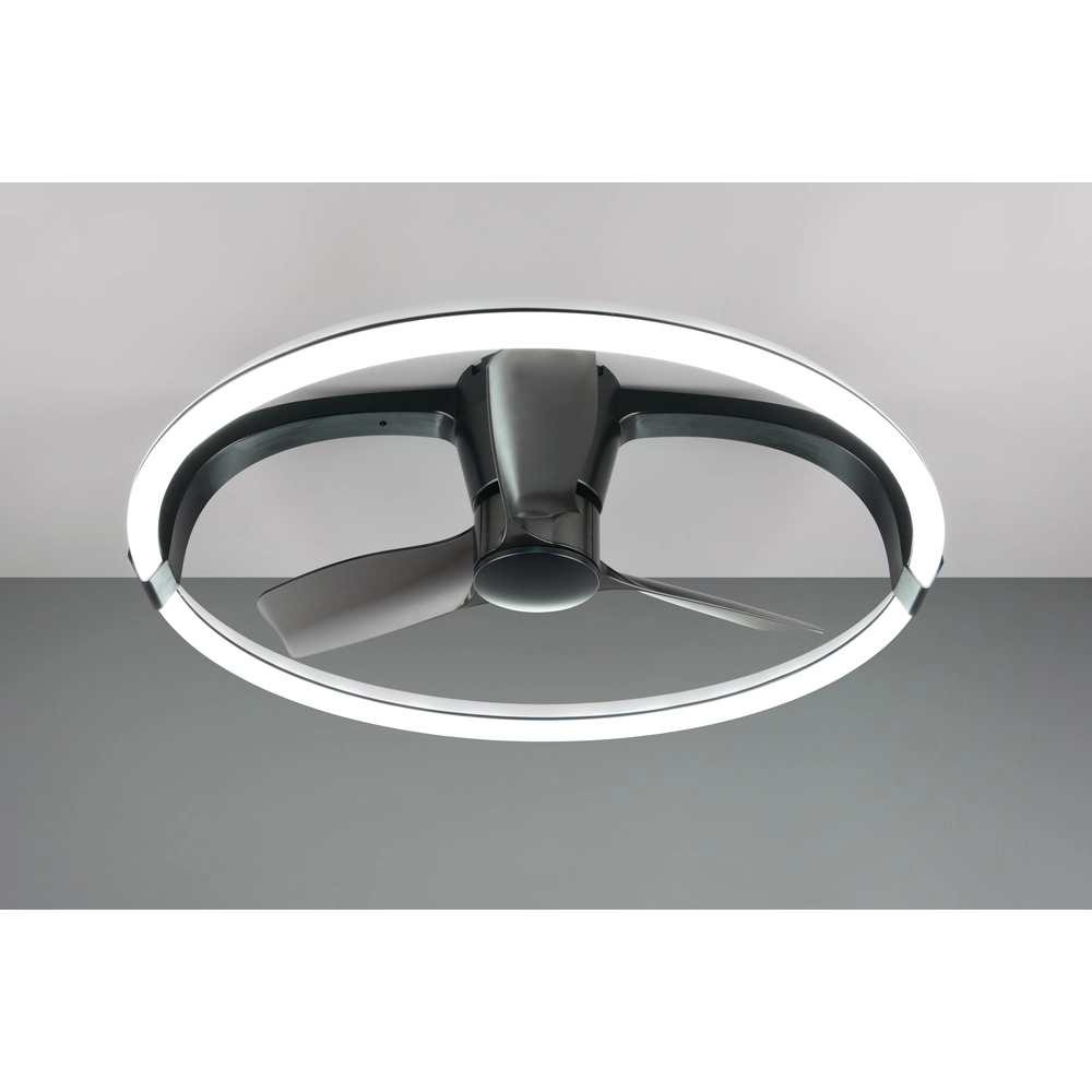 Smarthome-Lüfter Stockholm schwarze Ø 73,5 Tuya Trio 4017807693133