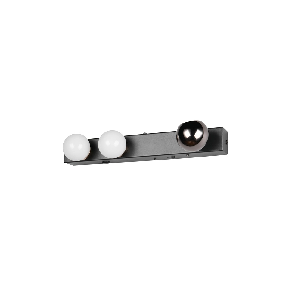 Wandlampe Arpino Schwarz 30cm Trio 4017807683622