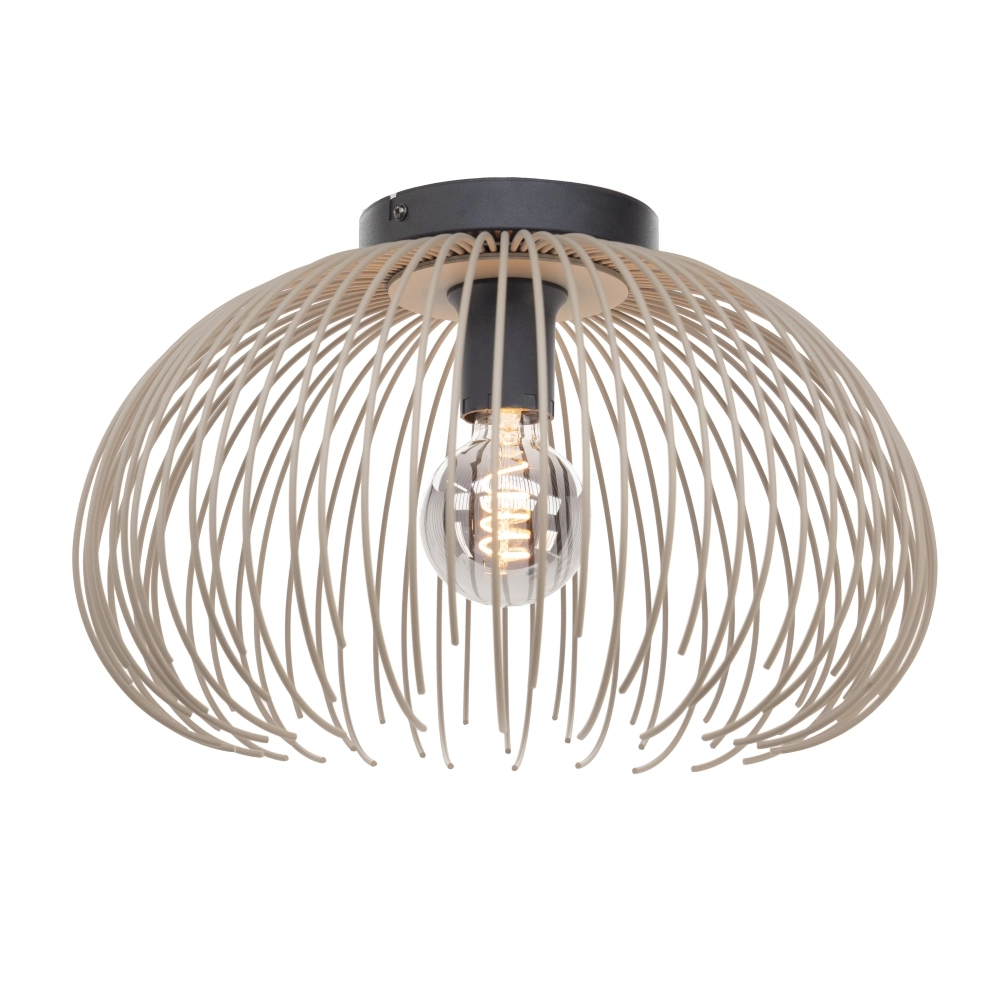 Design-Deckenleuchte Alhabia Ø 38,5cm sandbraun