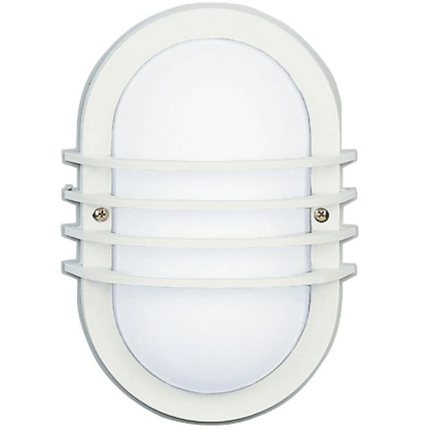 Außenlampe Ovalla stripe Weiß