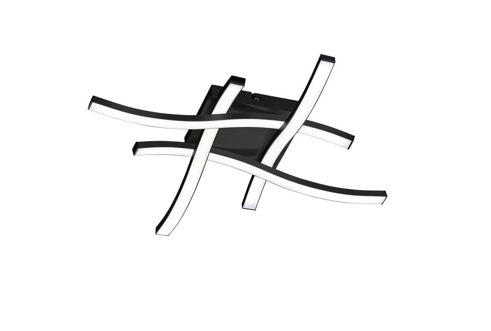 Schwarze Deckenleuchte Route 4-Stripes