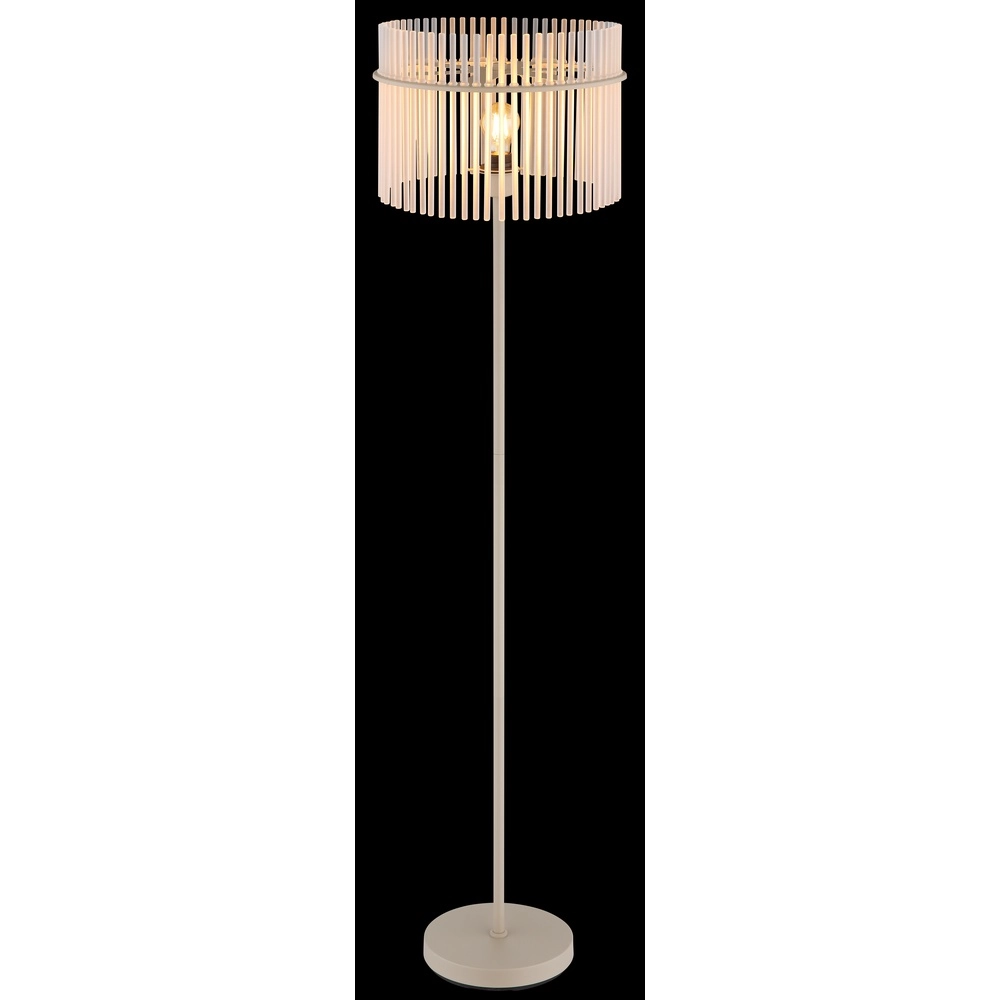 Stehlampe Gorley sandbraun mit Glas Ø 38cm Globo 9007371575701