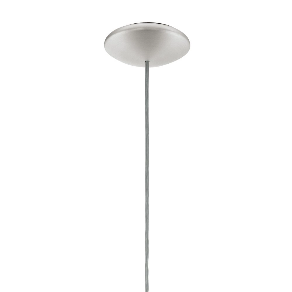 Pendelleuchte Sabinar 28 cm edelstahl mit Holzbraun Eglo 9008606300006