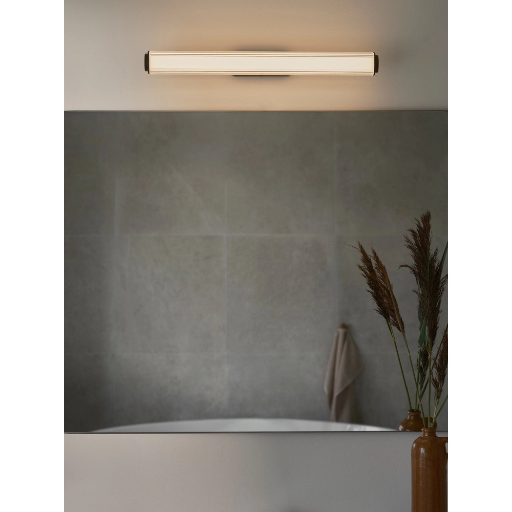 Wandlampe im Badezimmer Virelle 50  Schwarz