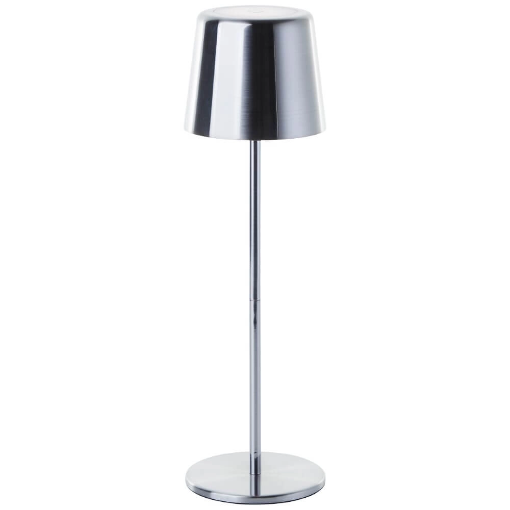 Wiederaufladbare Tischlampe Xaana Nickel Brilliant 4004353441462