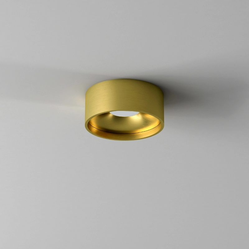 Deckenlampe im Badezimmer Oran Ø 12cm – Gebürstetes Gold Artdelight 8720701103887