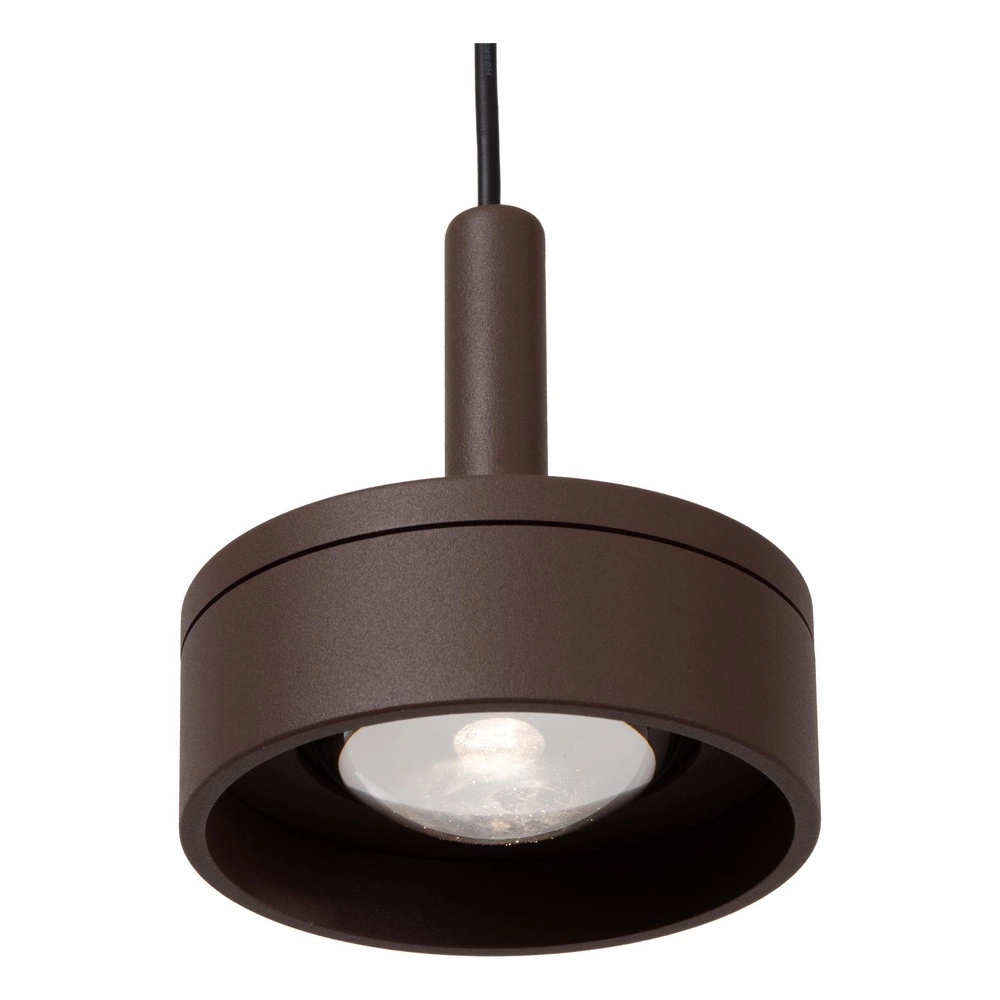 Deckenscheinwerfer Lenz Ø 11 cm rostbraun IP54 Lucide 5411212334084