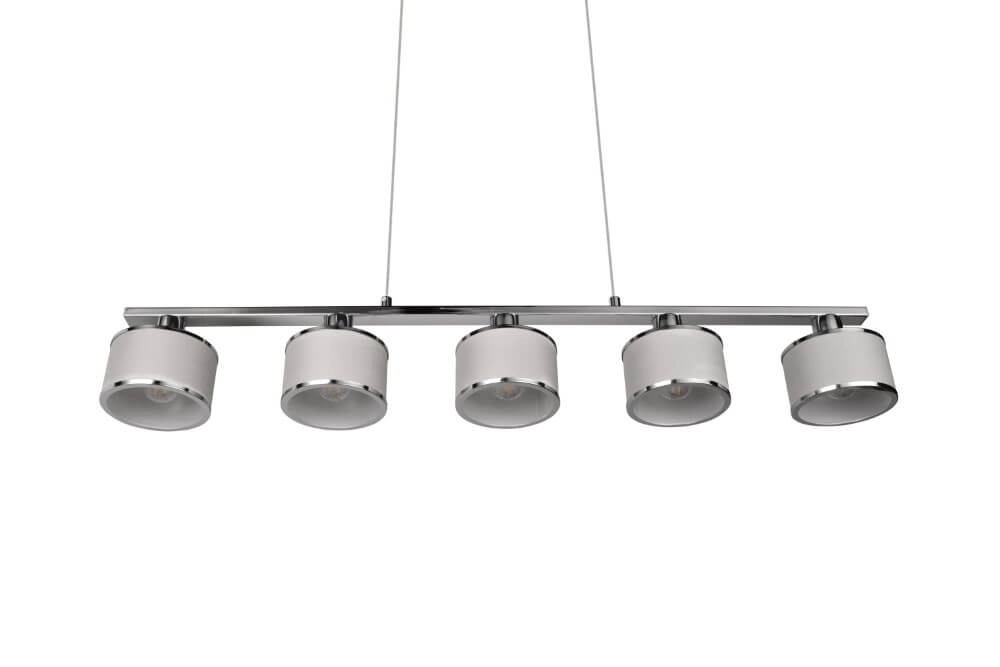 Hängelampe mit 5 Leuchten Kaprun gerade 92cm Trio 4017807581157