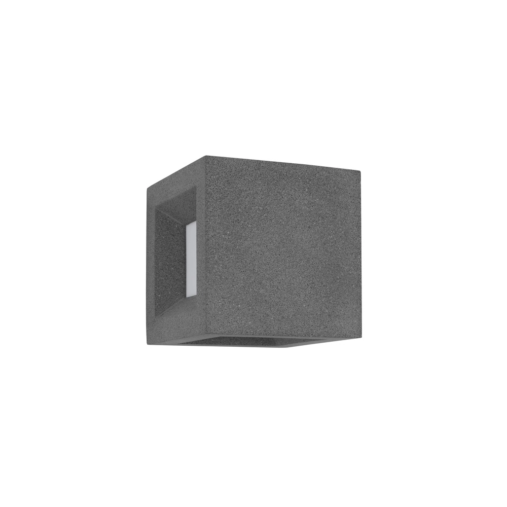 Quadratische Wandleuchte Castro schwarz Lyora 5212017426925