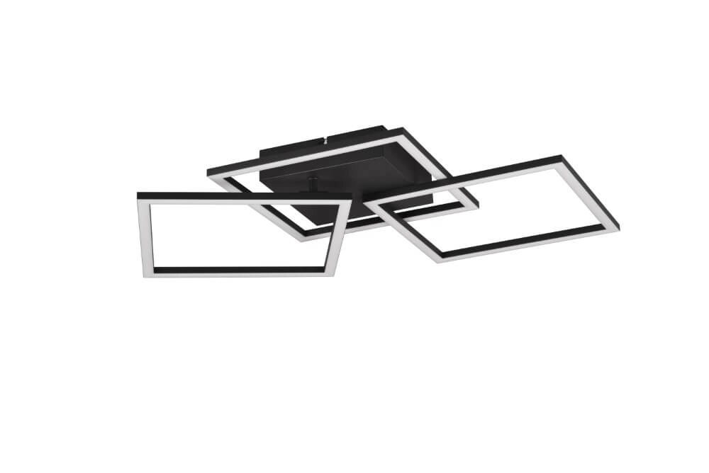 Schwarze Deckenlampe Trail Design Trio 4017807577129