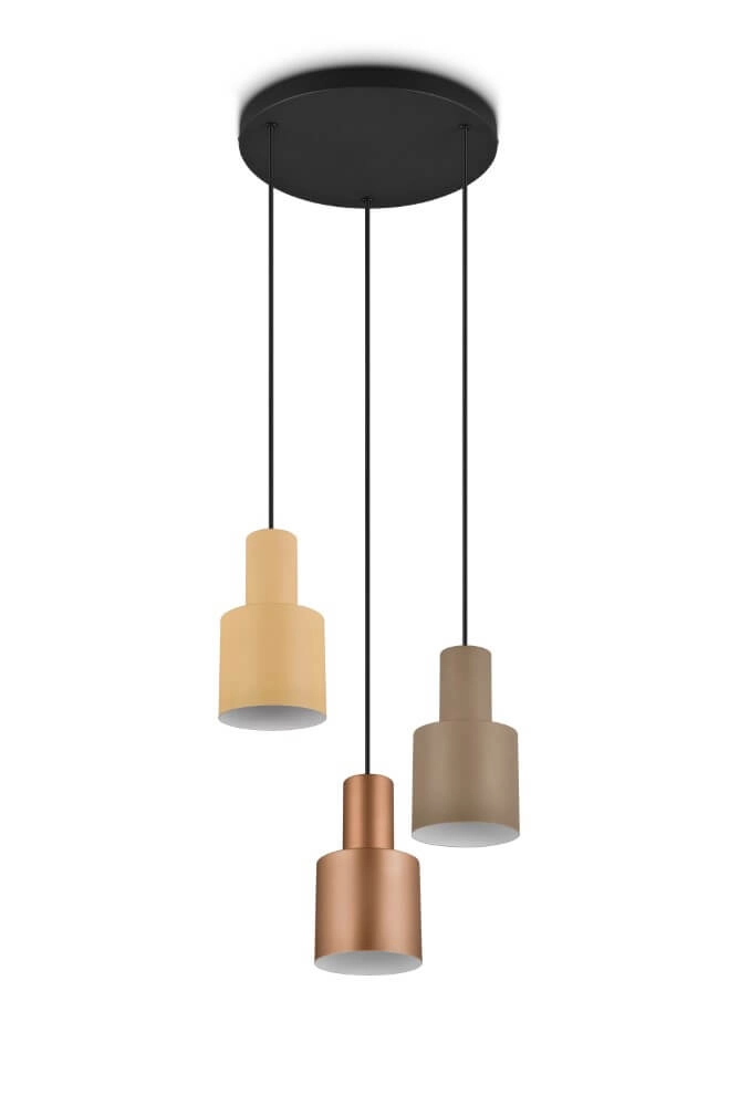 Design-Hängelampe Agudo 3-flammig