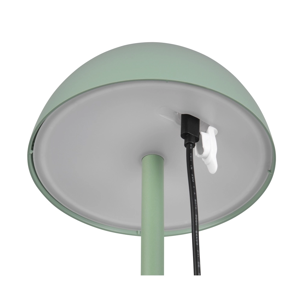 Tischlampe Ricardo pistaziengrün Ø 13,5cm Trio 4017807601800