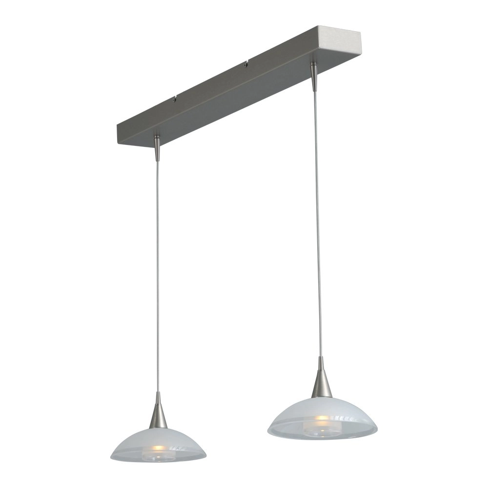 Esszimmerlampe Melani 2-Licht-Nickel Masterlight 8718121212371
