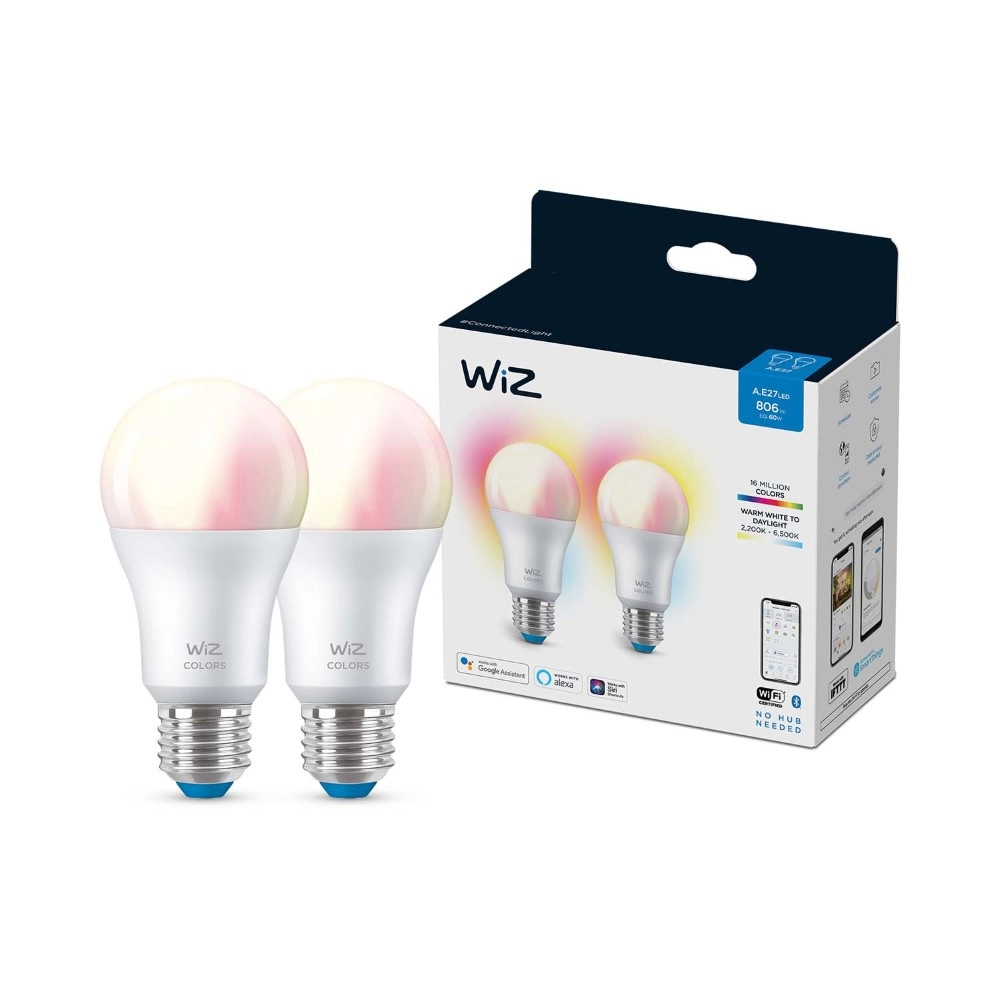 Satz 2x 8,5W - E27 - Led WiZ 8719514550094