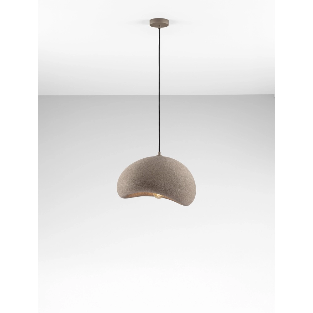 Natürliche Pendelleuchte Aere braun 40cm Lyora 5212017476708